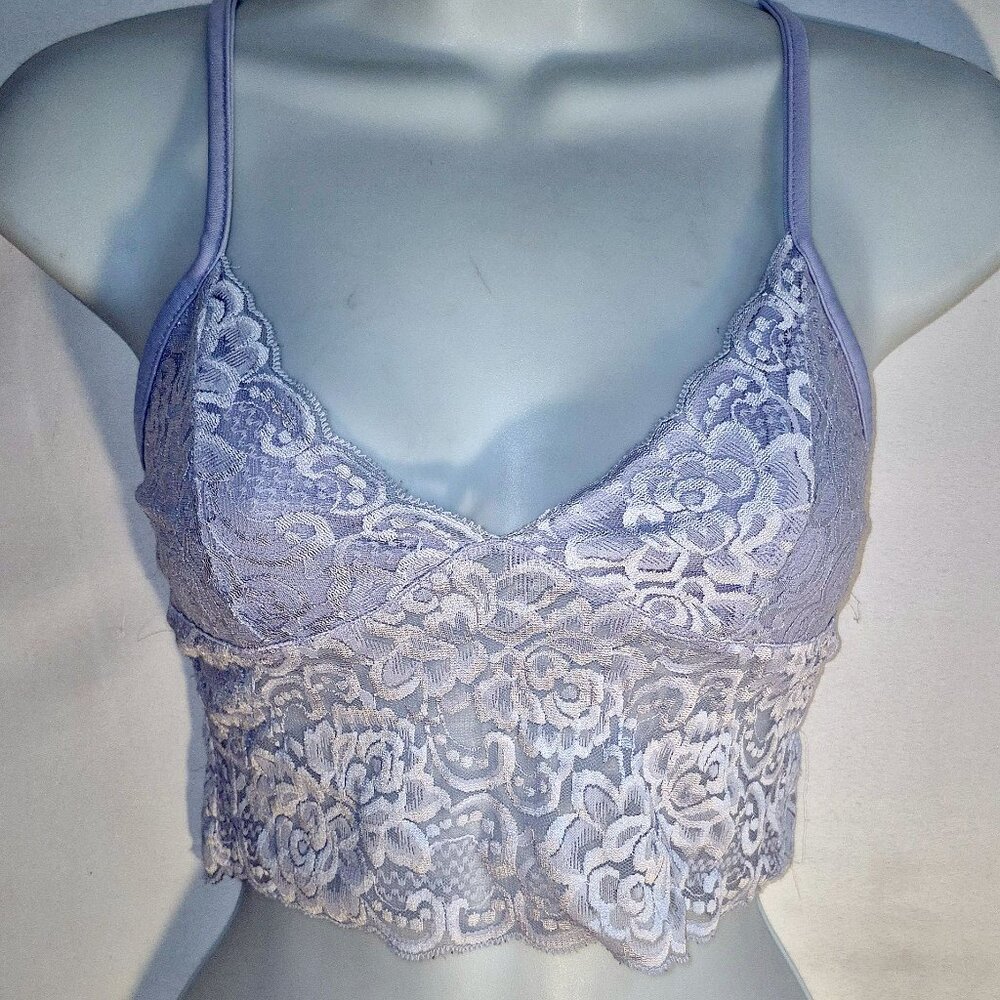 Shein Lingerie top, lavender with lace in size XS